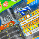 Hot Wheels Sticker Activity Books 5 Books Collection Set (Turbo Challenge, Criss Cross Crash, Built for Speed, Stunt Zone, Made to Race)