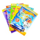 Hot Wheels Sticker Activity Books 5 Books Collection Set (Turbo Challenge, Criss Cross Crash, Built for Speed, Stunt Zone, Made to Race)