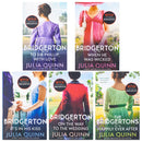 Bridgerton Series 5 Books Collection Set (Books 5-9) by Julia Quinn (To Sir Phillip With Love, When He Was Wicked, It's In His Kiss, On The Way To The Wedding & Happily Ever After)