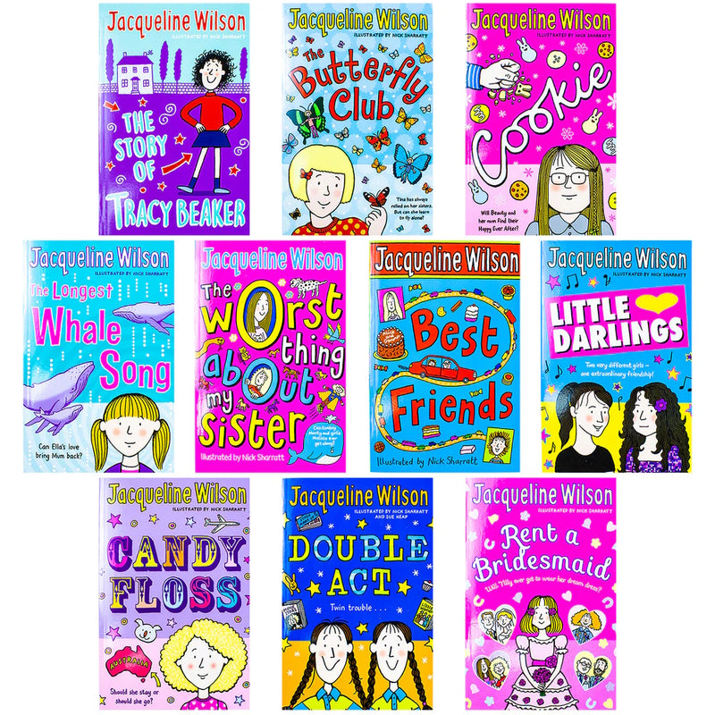 ["9780440872337", "bad girls", "best friends", "Candyfloss", "children books", "clean break", "cookie", "double act", "jacqueline wilson", "jacqueline wilson book set", "jacqueline wilson books", "jacqueline wilson books collection", "jacqueline wilson books set", "jacqueline wilson box collection set", "jacqueline wilson box set", "jacqueline wilson children box set", "jacqueline wilson collection", "jacqueline wilson picture story stories books", "jacqueline wilson set", "jaqueline wilson", "Little Darlings", "midnight", "nick sharratt", "Rent a Bridesmaid", "secrets", "sleepovers", "the bed and breakfast star", "The Butterfly Club", "the illustrated mum", "The Longest Whale Song", "the lottie project", "The Story of Tracy Beaker", "the suitcase kid", "the worry website", "the worst thing about my sister"]