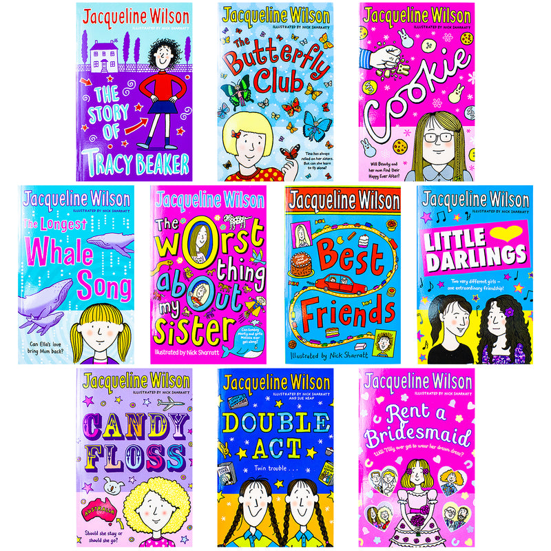 ["9780440872337", "bad girls", "best friends", "Candyfloss", "children books", "clean break", "cookie", "double act", "jacqueline wilson", "jacqueline wilson book set", "jacqueline wilson books", "jacqueline wilson books collection", "jacqueline wilson books set", "jacqueline wilson box collection set", "jacqueline wilson box set", "jacqueline wilson children box set", "jacqueline wilson collection", "jacqueline wilson picture story stories books", "jacqueline wilson set", "jaqueline wilson", "Little Darlings", "midnight", "nick sharratt", "Rent a Bridesmaid", "secrets", "sleepovers", "the bed and breakfast star", "The Butterfly Club", "the illustrated mum", "The Longest Whale Song", "the lottie project", "The Story of Tracy Beaker", "the suitcase kid", "the worry website", "the worst thing about my sister"]
