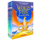 Wings of Fire Graphix Series (Book 5-9) By Tui T. Sutherland: Graphic Novels 5 Books Collection Set (The Brightest Night, Moon Rising, Winter Turning, Escaping Peril and Talons Of Power)