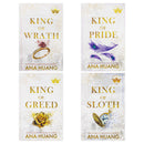 Kings of Sin Series 4 Books Collection Set by Ana Huang (King of Wrath, King of Pride, King of Greed, King of Sloth)