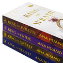 Kings of Sin Series 4 Books Collection Set by Ana Huang (King of Wrath, King of Pride, King of Greed, King of Sloth)