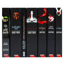 Twilight Saga Black Cover Stephenie Meyer 7 Books Collection Set Life and Death, Midnight Sun and More