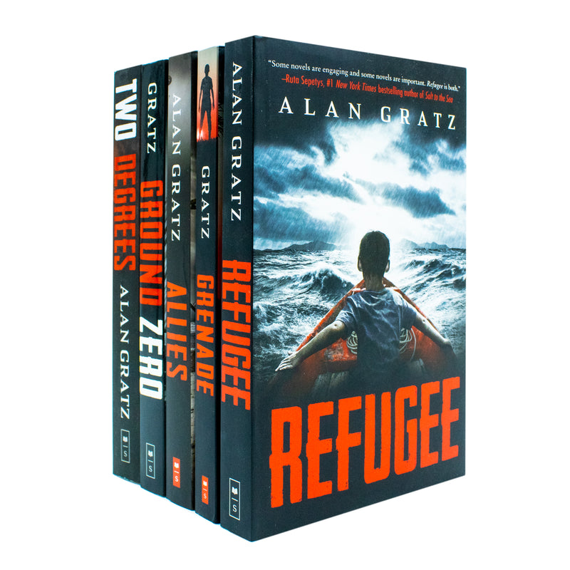 ["9780678462102", "Alan Gratz", "Alan Gratz books", "Alan Gratz collection", "Alan Gratz series", "Alan Gratz set", "Allies", "Childrens Book", "childrens books", "Childrens Books (11-14)", "emigrants", "Grenade", "Ground Zero", "historical fiction", "historical fiction books", "historical fiction for children", "immigrants", "powerful stories", "Refugee", "Two Degrees", "war fiction"]