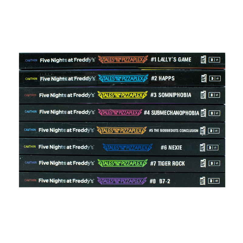 Five Nights at Freddys: Tales from the Pizzaplex Series 8 Books Collection Set By Scott Cawthon (Lally&