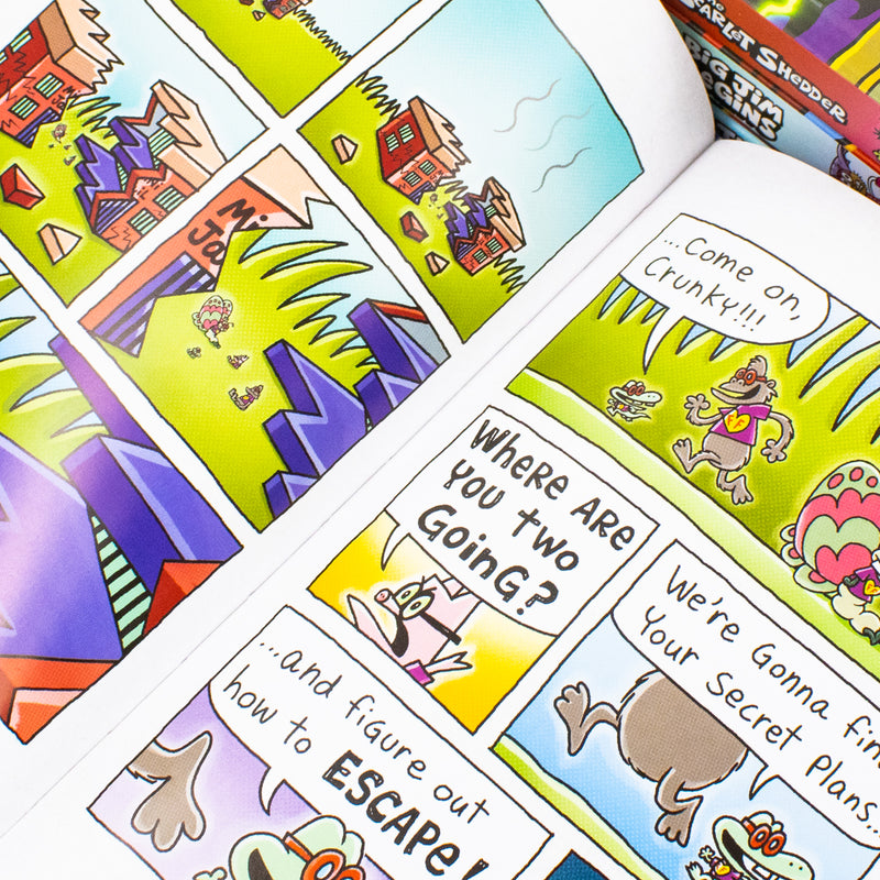 Dog Man Series 11-14 Collection 4 Books Set By Dav Pilkey (Twenty Thou
