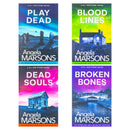 Detective Kim Stone Crime Thriller Series Collection 4 Books Set by Angela Marsons (Books 4-7) (Play Dead, Blood Lines, Dead Souls, Broken Bones)