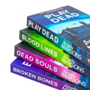 Detective Kim Stone Crime Thriller Series Collection 4 Books Set by Angela Marsons (Books 4-7) (Play Dead, Blood Lines, Dead Souls, Broken Bones)