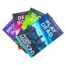 Detective Kim Stone Crime Thriller Series Collection 4 Books Set by Angela Marsons (Books 4-7) (Play Dead, Blood Lines, Dead Souls, Broken Bones)