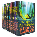 The World of Podkin One-Ear 9  Books Collection Set (Books 1-9) by Kieran Larwood - Five Realms Series