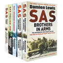 Damien Lewis 5 Books Collection Set (SAS Bravo Three Zero, SAS Brothers in Arms, SAS Daggers Drawn, SAS Shadow Raiders, SAS Italian Job)