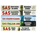 Damien Lewis 5 Books Collection Set (SAS Bravo Three Zero, SAS Brothers in Arms, SAS Daggers Drawn, SAS Shadow Raiders, SAS Italian Job)