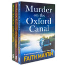 Faith Martin DI Hillary Greene Series 3 Books Collection Set (Murder on the Oxford Canal, Murder at the University, Murder of the Bride)