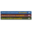 Faith Martin DI Hillary Greene Series 3 Books Collection Set (Murder on the Oxford Canal, Murder at the University, Murder of the Bride)