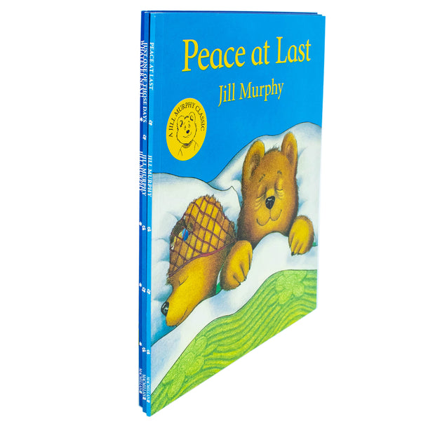 A Bear Family Book Collection 3 Books Set By Jill Murphy (Whatever Next!, Peace At Last, Just One Of Those Days)