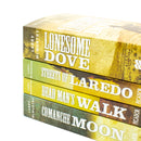 Lonesome Dove Series 4 Books Collection by Larry McMurtry (Lonesome Dove, Streets of Laredo, Dead Man's Walk and Comanche Moon)