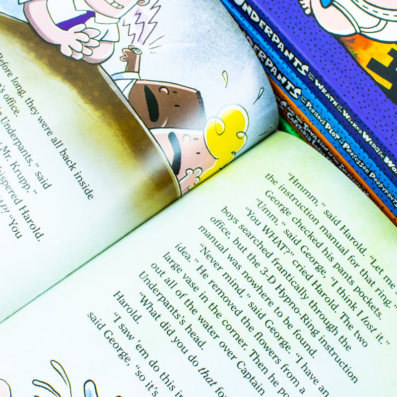 ["9781338603323", "Attack of the Talking Toilets", "Bad Battle of the Bionic Booger Boy PART 1", "Bad Battle of the Bionic Booger Boy PART 2", "captain underpants", "captain underpants box set", "captain underpants collection", "captain underpants series", "captain underpants set", "Childrens Books (7-11)", "Dav Pilkey", "dav pilkey book collection", "dav pilkey books", "dav pilkey captain underpants", "dav pilkey collection", "Invasion of the Incredibly Naughty Cafeteria Ladies from Outer Space", "Perilous Plot of Professor Poopypants", "Preposterous Plight of the Purple Potty People", "Revolting Revenge of the Radioactive Robo-Boxers", "Sensational Saga of Sir Stinks-A-Lot", "Terrifying Return of Tippy Tinkletrousers", "the adventures of captain underpants", "Tyrannical Retaliation of the Turbo Toilet 2000", "Wrath of the Wicked Wedgie Woman"]
