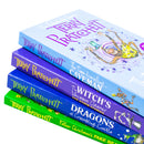 Terry Pratchett: Children's Circle Stories 4 Books Collection Set (Dragons at Crumbling Castle, The Witch's Vacuum Cleaner, Father Christmas's Fake Beard and The Time-travelling Caveman)