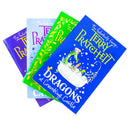 Terry Pratchett: Children's Circle Stories 4 Books Collection Set (Dragons at Crumbling Castle, The Witch's Vacuum Cleaner, Father Christmas's Fake Beard and The Time-travelling Caveman)