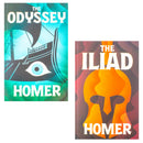 The Iliad and The Odyssey 2 Books Box Set by Homer (Arcturus Classics)