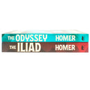 The Iliad and The Odyssey 2 Books Box Set by Homer (Arcturus Classics)