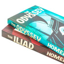 The Iliad and The Odyssey 2 Books Box Set by Homer (Arcturus Classics)