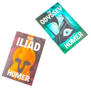 The Iliad and The Odyssey 2 Books Box Set by Homer (Arcturus Classics)