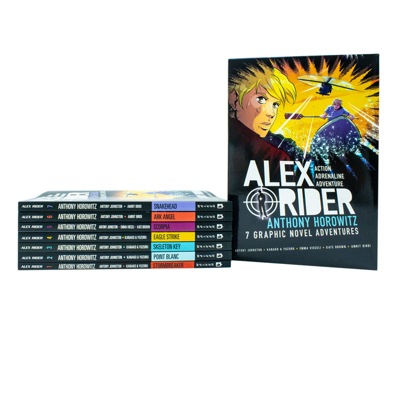 ["9781406398830", "9781529531510", "alex rider books", "alex rider books in order", "alex rider books set", "alex rider collection", "alex rider graphic novels", "alex rider graphic novels collection", "alex rider series", "alex rider set", "anthony horowitz", "anthony horowitz alex rider", "anthony horowitz alex rider books", "anthony horowitz alex rider collection", "anthony horowitz alex rider series", "anthony horowitz books", "anthony horowitz books in order", "ark angel", "eagle strike", "graphic novels", "point blanc", "scorpia", "skeleton key", "snakehead", "stormbreaker", "young adults"]