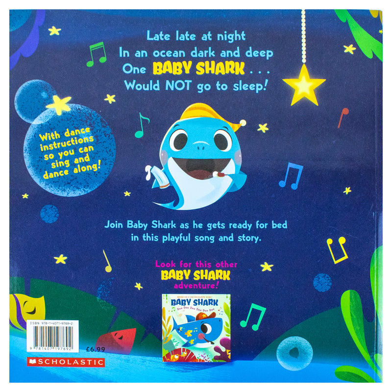 ["9781407197692", "baby", "Baby and Toddler", "baby book", "baby books", "baby shark", "Bedtime", "bedtime for baby shark", "Bedtime Reading", "bedtime rhymes", "bedtime stories", "bedtime story", "bedtime story books", "books for childrens", "children books", "childrens bedtime stories", "childrens books", "Childrens Books (0-3)"]