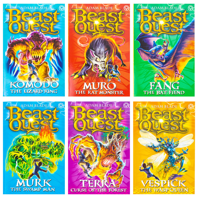 Beast Quest Series 6 The World Of Chaos 6 Books Collection Box Set