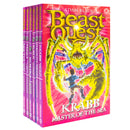 Beast Quest Series 5 (Books 25–30) – 6 Books Collection Set by Adam Blade | Trema, Krabb, Horvos, Silver, Spikefin & Tusk