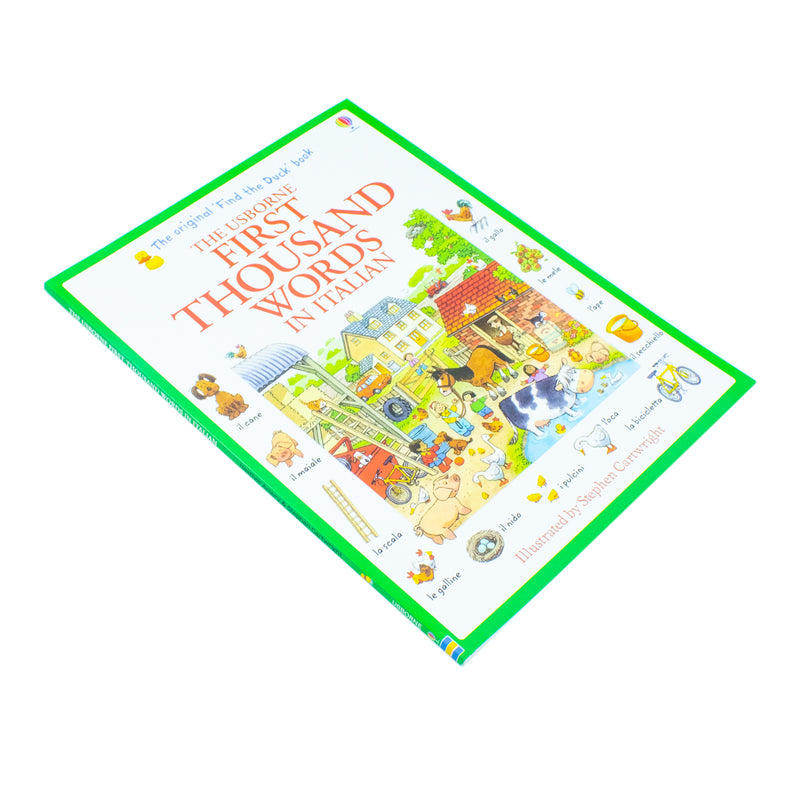 ["9781409566144", "children school books", "Childrens Educational", "educational books", "First Thousand Words (5+)", "heather amery", "Infants", "pre school books", "stephen cartwright", "usborne", "usborne my first thousand words in italian"]
