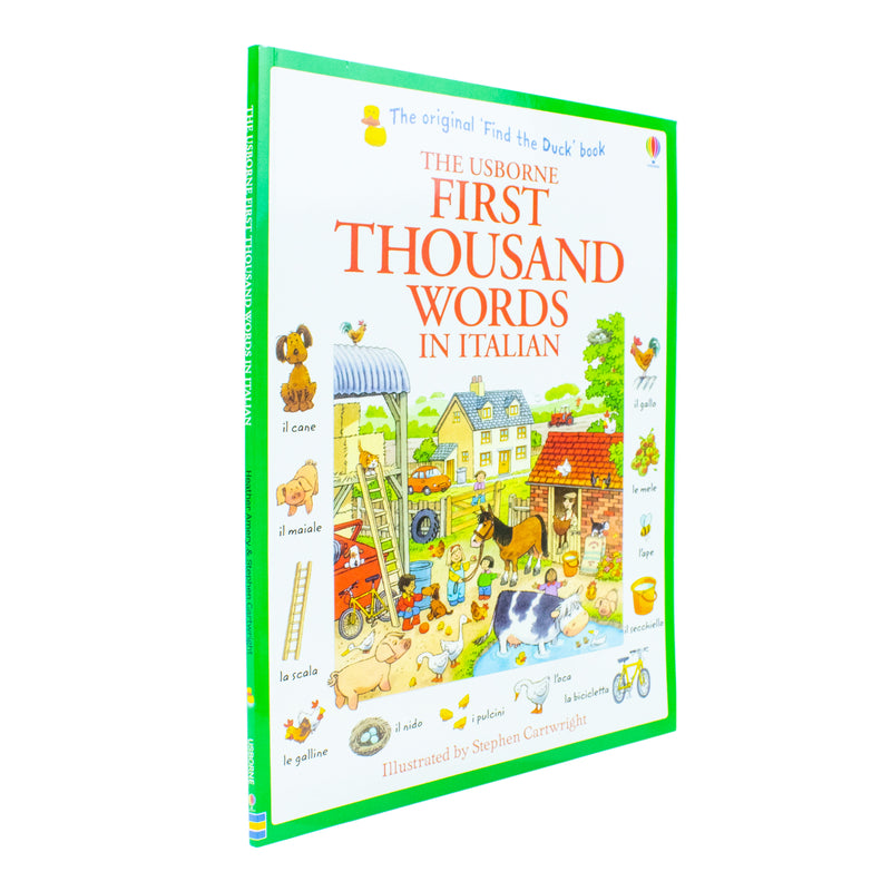 ["9781409566144", "children school books", "Childrens Educational", "educational books", "First Thousand Words (5+)", "heather amery", "Infants", "pre school books", "stephen cartwright", "usborne", "usborne my first thousand words in italian"]