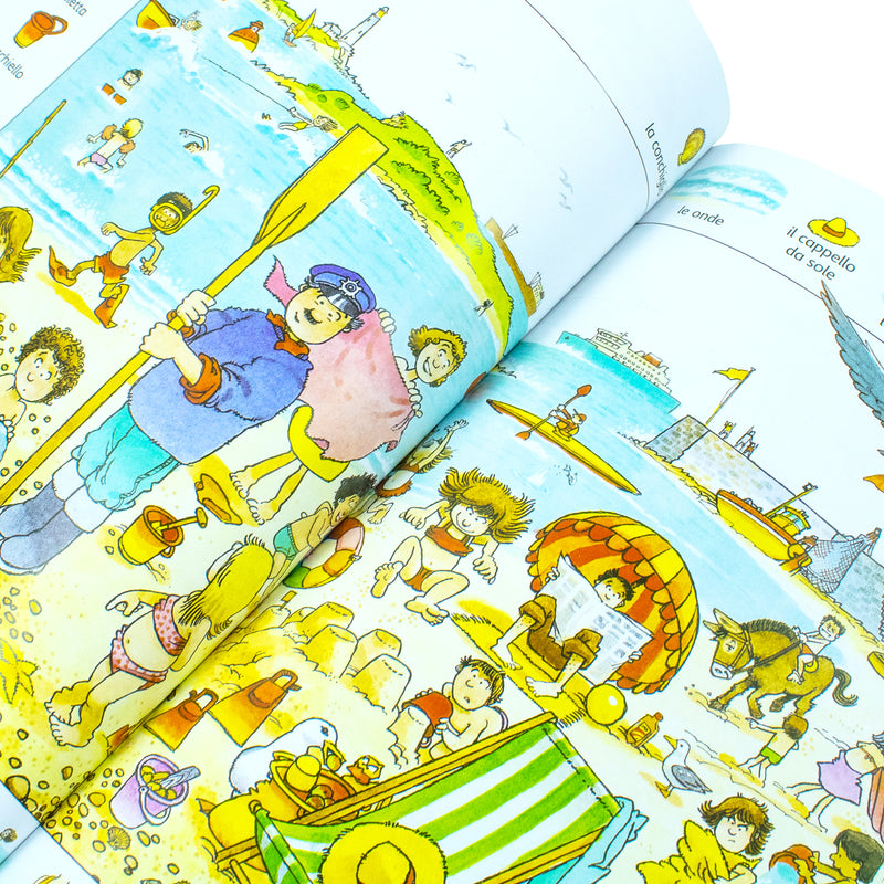 ["9781409566144", "children school books", "Childrens Educational", "educational books", "First Thousand Words (5+)", "heather amery", "Infants", "pre school books", "stephen cartwright", "usborne", "usborne my first thousand words in italian"]