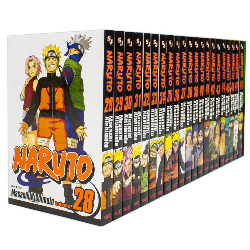 Naruto Box Set 2 28-48 Complete Childrens Gift Set Collection Masashi