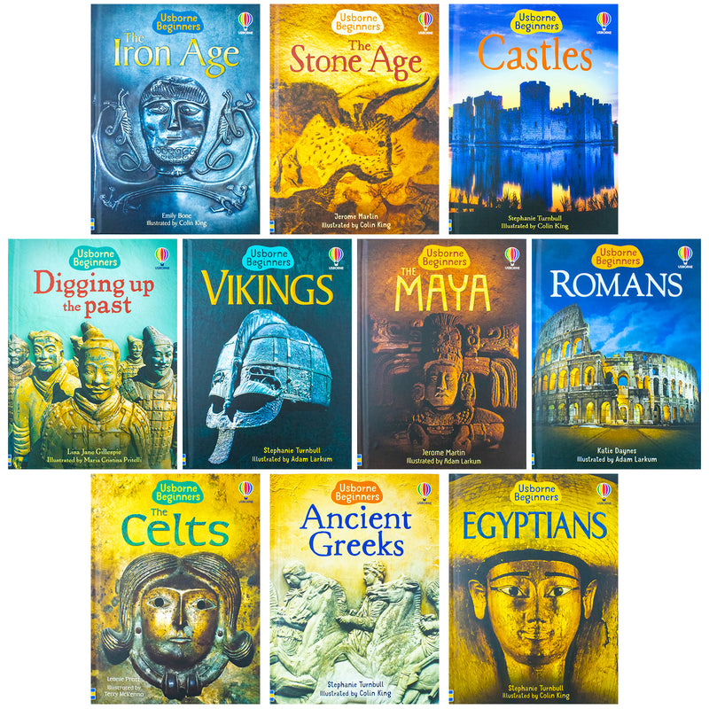 ["9781474929097", "ancient greeks", "castles", "celts", "children books", "children educational", "children history books", "Childrens Books (11-14)", "cl0-PTR", "digging up the past", "educational books", "egyptians", "history books", "iron age", "junior books", "maya", "romans", "stone age", "usborne", "usborne beginners", "usborne beginners books", "usborne beginners history", "usborne book set", "usborne books", "usborne collection", "usborne for beginners", "usborne history", "vikings"]