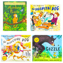 Julia Donaldson 4 Book Set – Monkey Puzzle, The Detective Dog, The Hospital Dog & Gozzle Children’s Collection