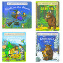 Julia Donaldson and Axel Scheffler 4 Board Books Collection Set (Charlie Cook's Favourite Book, The Gruffalo, The Gruffalo's Child, Room on the Broom)