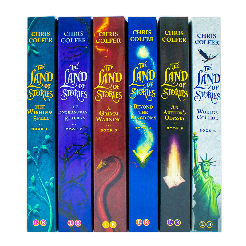 ["9781510201941", "A Grimm Warning", "An Authors Oddyssey", "beyond the kingdom", "Childrens Books (7-11)", "chirs colfer", "Chris Colfer Books", "chris colfer land of stories series", "cl0-PTR", "enchantress returns", "grim warning", "land of stories", "Land of stories 6 books collection set", "land of stories books", "land of stories Box set", "land of stories colfer", "land of stories collection", "land of stories series", "land of stories set", "The Enchantress Returns", "the land of stories book set", "the land of stories collection", "the land of stories paperback set", "The Wishing Spell", "wishing spell", "Worlds Collide", "young teen"]