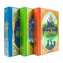 Harry Potter MinaLima Edition 3 Books Collection Set – Illustrated Wizarding World Collection