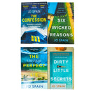 Jo Spain Series Collection 4 Books Set (The Confession, Six Wicked Reasons, The Perfect Lie, Dirty Little Secrets)