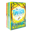The Twitchers Series 4 Books Collection Set (Twitch, Spark, Clutch & Feather) by M G Leonard