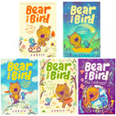 Bear and Bird Series 5 Book Collection Set by Jarvis (The Picnic, The Stars, The Adventure, The Stick, The Cave)