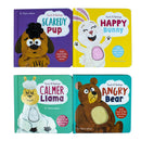 Behaviour Matters Touch and Feel 4 Board Books Box Set by Dr Naira Wilson (Calmer, Angry, Happy, Scaredy)