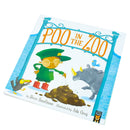 Poo in the Zoo Series 4 Books Collection Set By Smallman & Grey(Poo in the Zoo, Merry Poopmas!, The Great Poo Mystery & The Island of Dinosaur Poo)