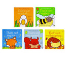 Usborne That’s Not My Wildlife 5 Books Collection Set – Fox, Squirrel, Bee, Duck & Hedgehog | Touchy-Feely Baby Board Books by Fiona Watt
