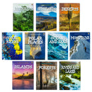 Introduction to Geography for Beginners 10 Book Collection Set: (Coral Reefs, Deserts, Forests, Grasslands, Islands, Mountains, Ocean and Seas, Polar Places, Rainforests, Rivers and Lakes)