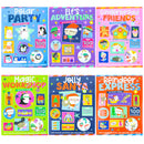 Children Christmas Activity Book Collection 6 Books Set (Reindeer Express Christmas, Jolly Santa Christmas, Polar Party Christmas, Gingerbread Friends Christmas, Elf Adventure Christmas, Magic Workshop Christmas)